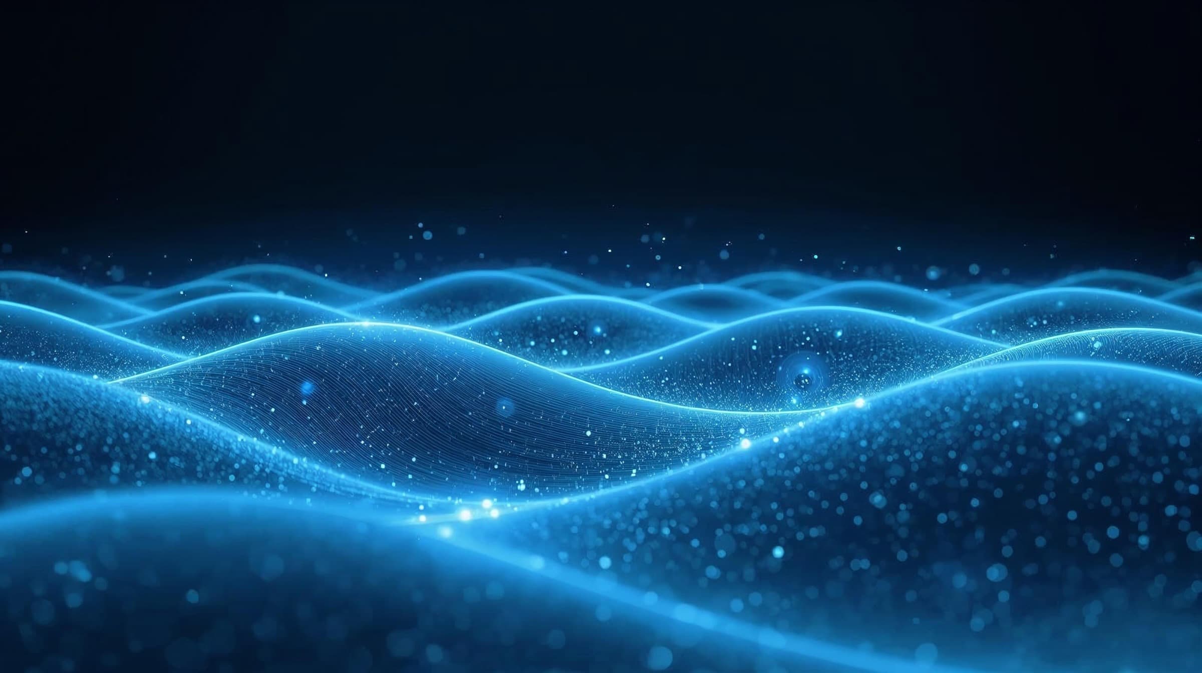Blue waves of energy for AI operating system