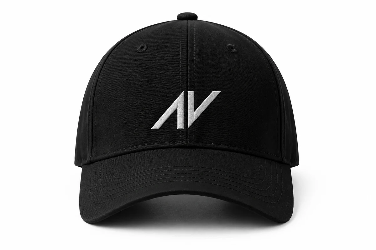 Signal Cap, black with Andrés Alejandro monogram